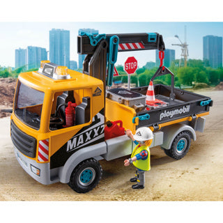 Load image into Gallery viewer, Playmobil 71750 vrachtwagen met kraan
