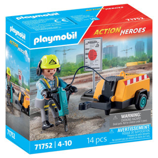 Load image into Gallery viewer, Playmobil 71752 bouwvakker | 2 stuks

