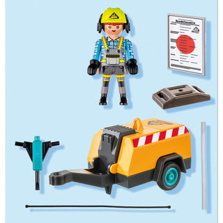 Load image into Gallery viewer, Playmobil 71752 bouwvakker | 2 stuks

