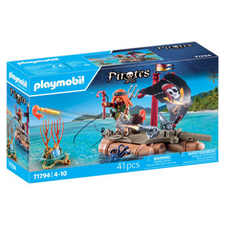 Load image into Gallery viewer, Playmobil pirates piratenvlot met schat - 71793

