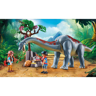 Load image into Gallery viewer, Playmobil 71819 brachiosaurus met hovercraft
