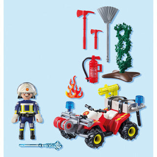 Load image into Gallery viewer, Playmobil 71825 brandweer quad | 2 stuks
