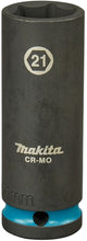 Makita e-16508 impact black krachtdop 1 2 | 21 x 81,5 mm