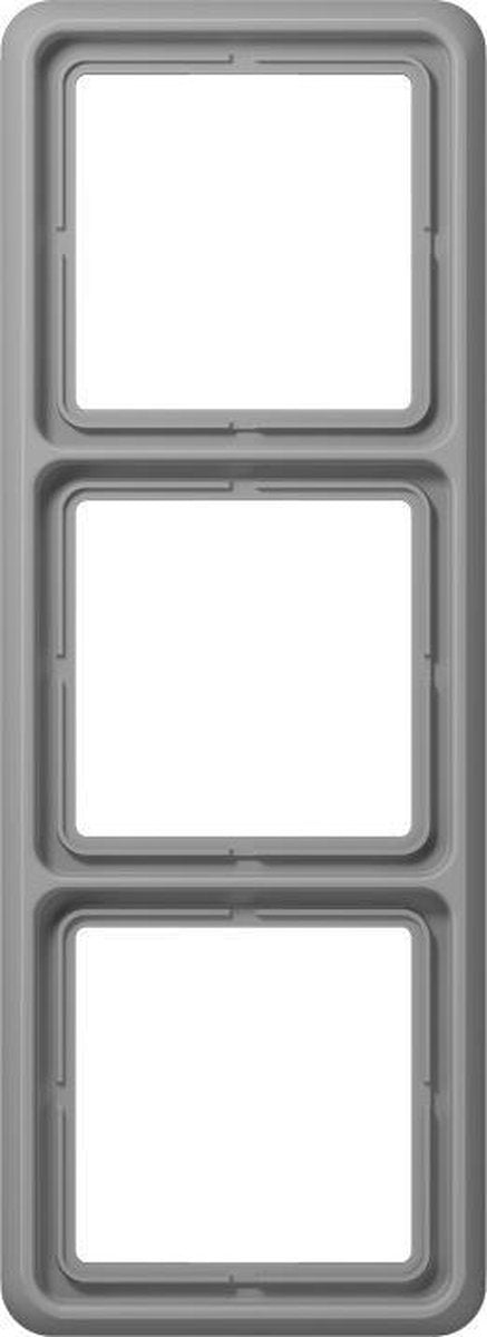 Jung cd583gr afdekking frame 3-voudig grijs 1 stuk(s)
