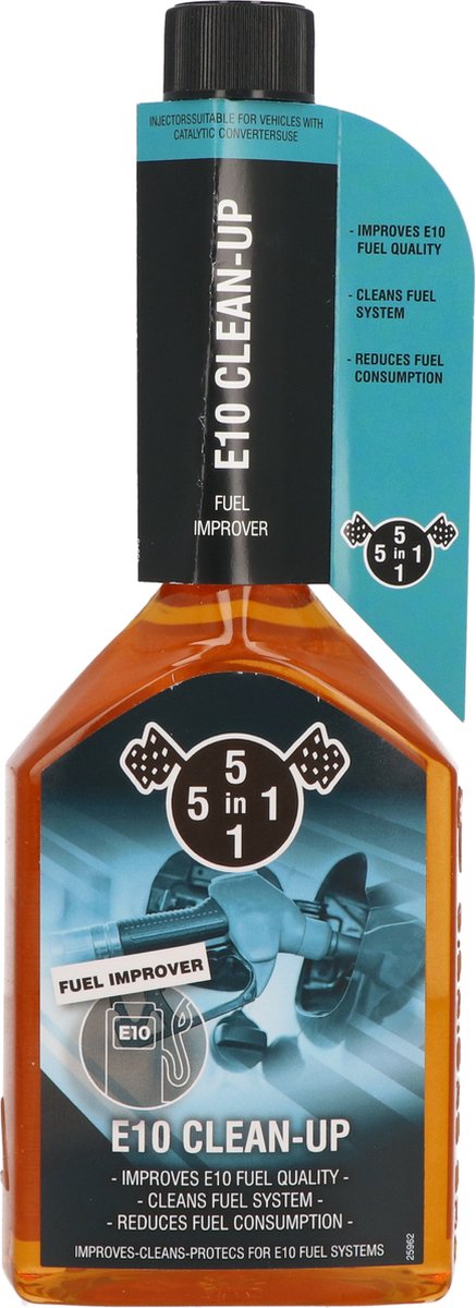 5in1 e10 clean-up - 310ml - brandstofsysteem bescherming - voor e10 brandstoffen - voor 50 liter brandstof
