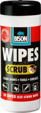 Bison wipes scrub 40pot*6 l264 - 6307276
