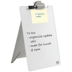 Nobo tafel flipover glass 216 x 297 mm wit