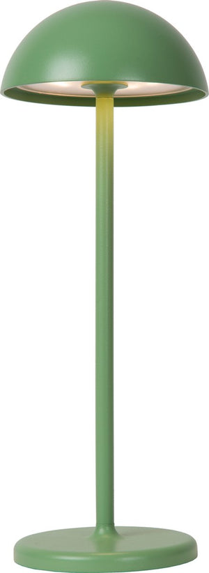 Lucide joy - oplaadbare tafellamp binnen buiten - accu batterij - ø 12 cm - led dimbaar - 1x1,5w 3000k - ip54 - groen