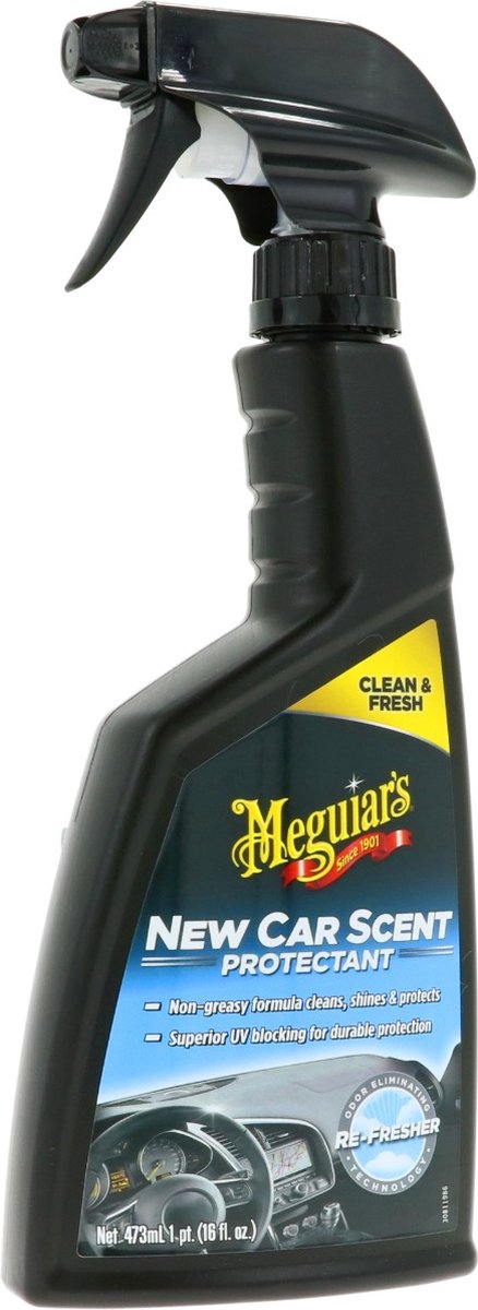 Meguiar's new car scent protectant - reiniging auto interieur - dashboard schoonmaken - 473ml