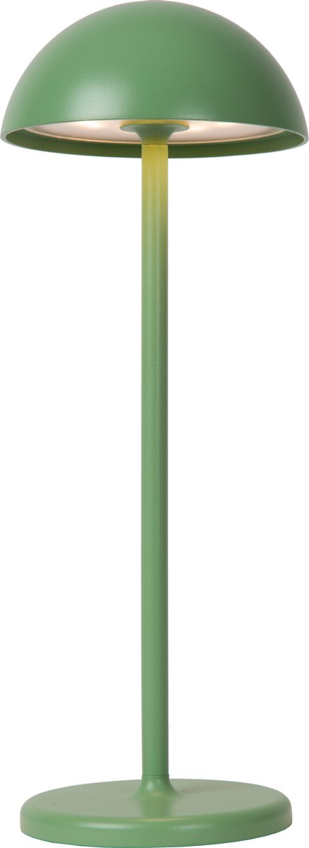 Lucide joy - oplaadbare tafellamp binnen buiten - accu batterij - ø 12 cm - led dimbaar - 1x1,5w 3000k - ip54 - groen