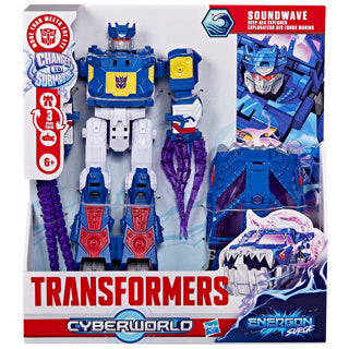 Load image into Gallery viewer, Transformers cyberworld energon surge soundwave deep sea explorer - actiefiguur 22cm
