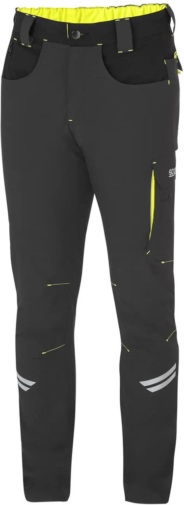 Sparco werkbroek tech light kansas - zwart — groen