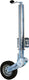 Carpoint neuswiel - ø 60mm – belastbaar tot 250kg – inklapbaar - metalen velg met rubber band - wielmaat 200x60mm –met vaste klem