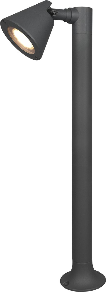 Trio kaveri - paalverlichting - antraciet - excl. 1x gu10 4,9 w - bewegingssensor - buitenverlichting - ip44