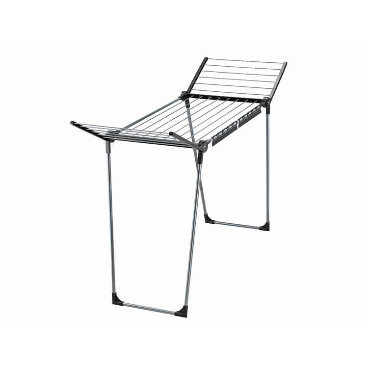 Afbeelding laden in galerijviewer, Leifheit droogrek pegasus - 150 solid slim - black - antraciet
