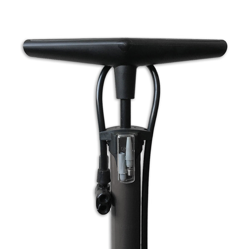 Load image into Gallery viewer, Lynx fietspomp met manometer zwart
