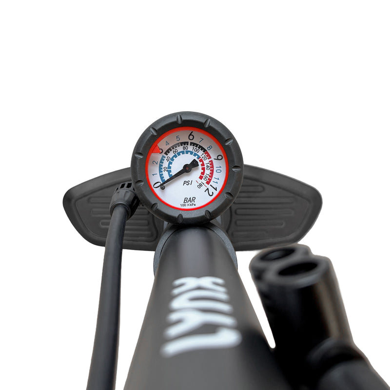 Load image into Gallery viewer, Lynx fietspomp met manometer zwart
