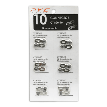 P.y.c. connector link 10 speed (6x)