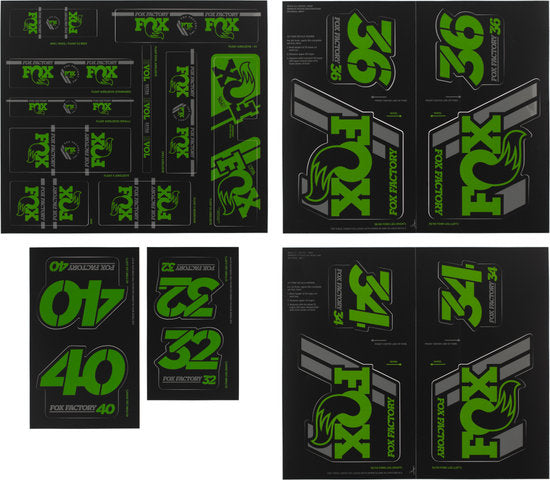 Load image into Gallery viewer, Fox racing shox heritage fork and shock decal kit up to model 2020
