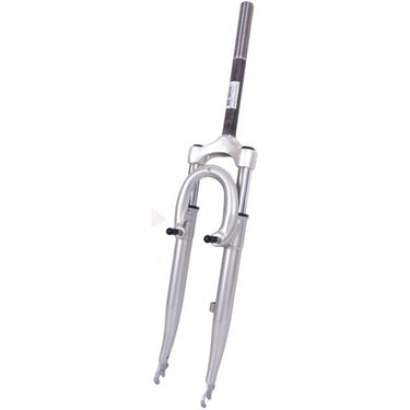 voorvork verend 28 inch hybride 1 inch zilver