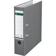 Leitz ordner 1010 karton breedte 8cm grijs insteeketiket grijpgat