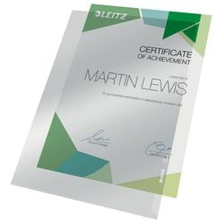 Leitz l-hoezen transparant a4 100 stuks