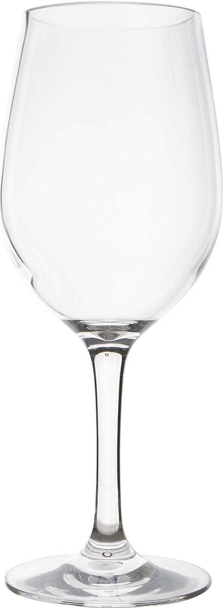 Gimex linea line witte wijnglas - 380 ml - 2 stuks