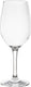 Gimex linea line witte wijnglas - 380 ml - 2 stuks