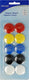 Westcott magneten - ø 30x8mm - assorti kleuren - 10 stuks - ac-e10822