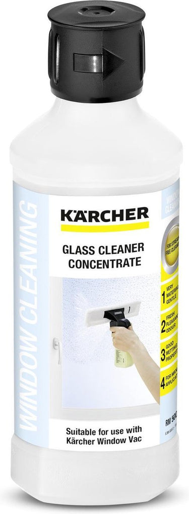 Kärcher window vac glasreiniger rm 500, 500 ml - streepvrije reiniging - verwijdert ook hardnekkige verontreinigingen