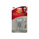 3m 1072882 - command brushed nikkel s haak 17033, 1 haak, 2 strips | 5 stuks