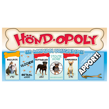 Opoly hond gezelschapsspel