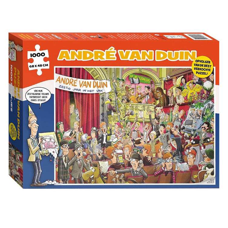 Load image into Gallery viewer, Puzzel andré van duin - 60 jaar in het vak, 1000st.
