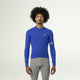 Solid fietsshirt lange mouwen performance violet heren