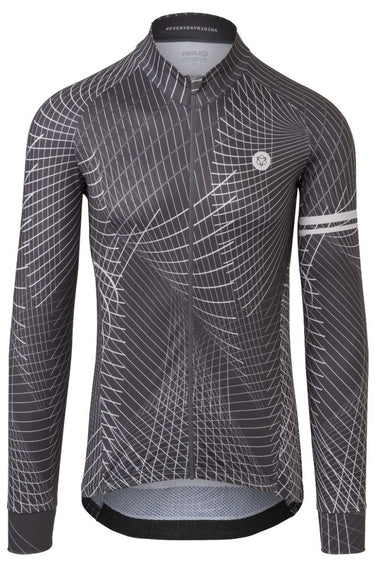 Nocturnal lines fietsshirt lange mouwen performance heren
