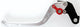 Lsl koppelingshendel clutch lever l09r silver