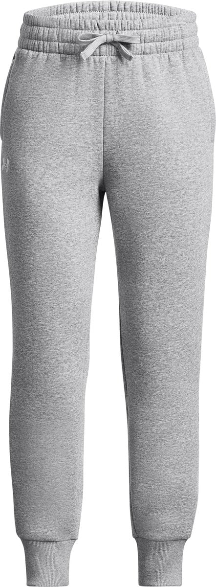 Under armour ua rival fleece joggers unisex sportbroek - grijs - wit