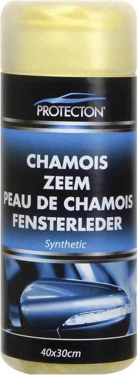 Protecton synthetische zeem – helpt om water veilig op te nemen - hoog absorptievermogen - veilig voor alle oppervlakken – in handige opbergkoker - 40x30cm