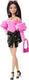 Barbie luxe stijl pop 13 in roze core top met glanzende minirok en zwart haar, modepop, vrouw, 4 jaar, meisjes, 323,9 mm, meerkleurig