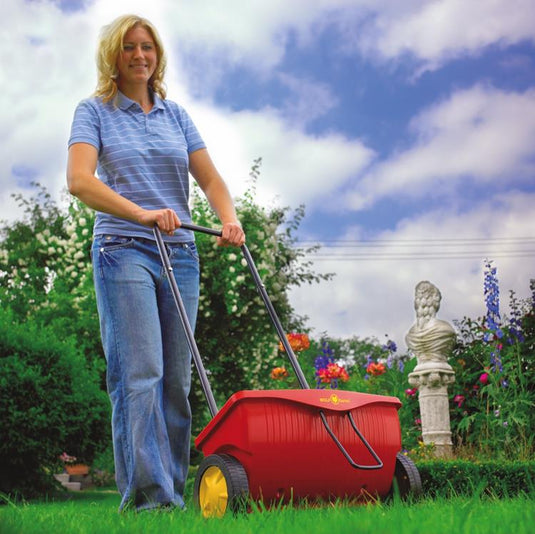 Wolf-garten universele strooiwagen we 330 - strooibreedte 41 cm - inhoud 15 liter