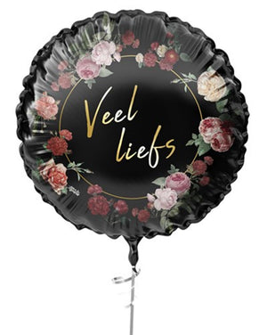 Haza folieballon veel liefs ø45cm