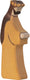 Holztiger kerstmis - jozef geel - 6x2x15cm - houten figuur - handgemaakt
