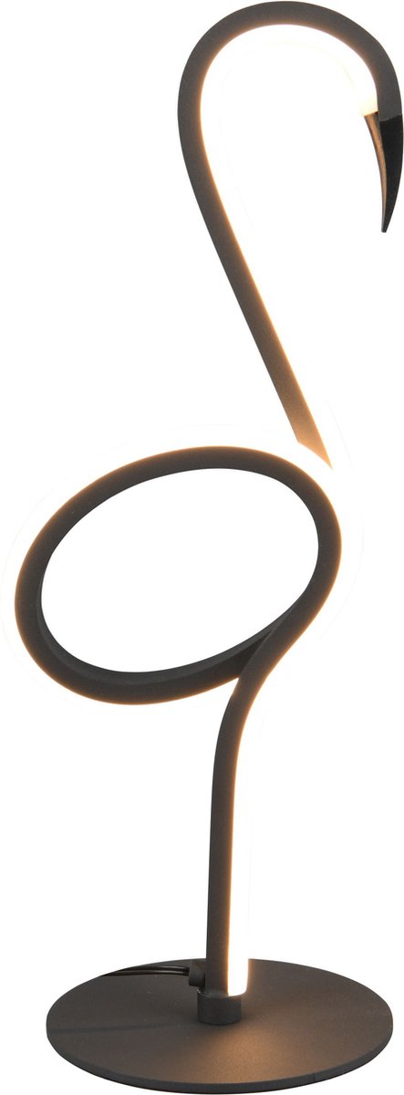 Rl live your light reality ingo - tafellamp - zwart mat - incl. 1x smd 6 w - snoerschakelaar
