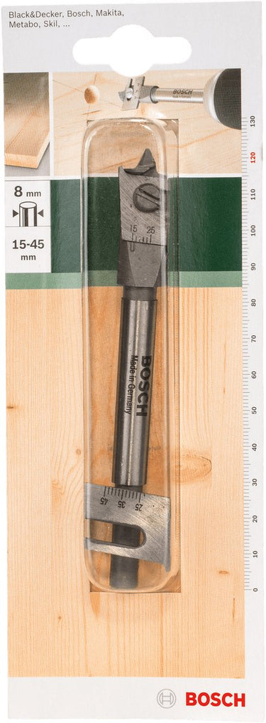 Bosch - verstelbare speedboor 15,0 x 90 x 120 mm