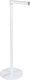 Wenko toiletrolhouder 2-in-1 mat wit staal - reserverolhouder - toiletpapier houder vrijstaand - wc rolhouder staand