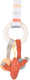 Tikiri lilith de lama: lama - activiteitenring 22cm, op kaart, 0+
