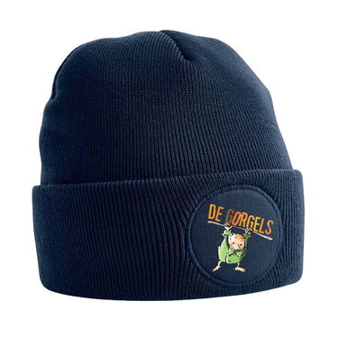 De gorgels muts blauw
