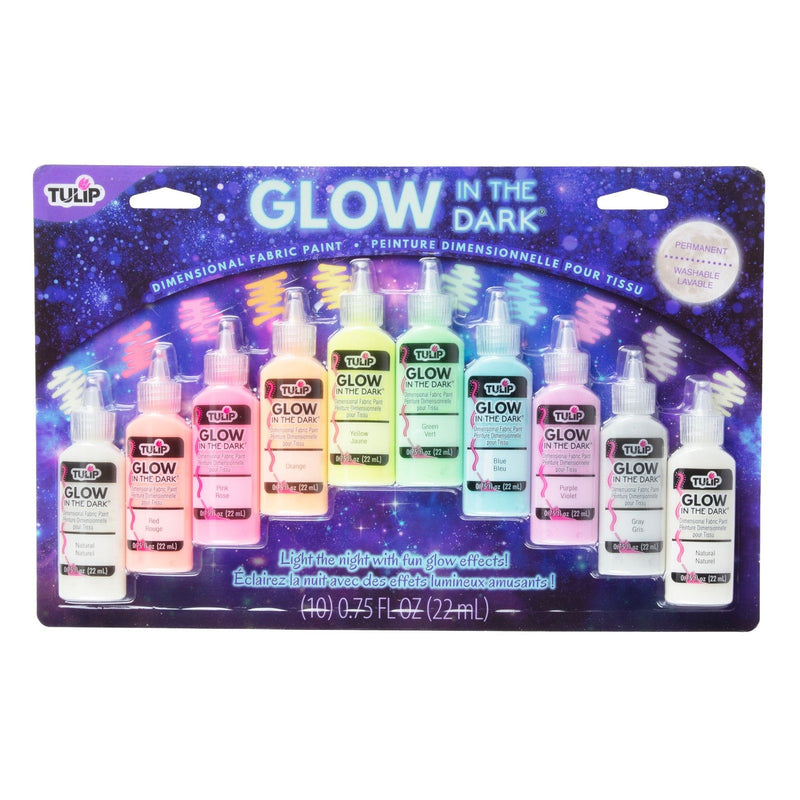 Load image into Gallery viewer, Tulip • 3d textielverf 22ml glow in the dark 10st.
