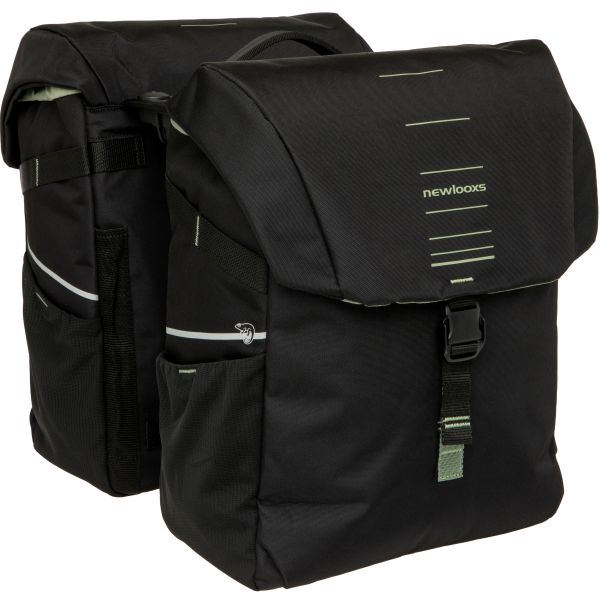 Load image into Gallery viewer, Newlooxs tas new looxs vigo dubbel | zwart groen | rt 2.0 | 40l
