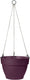 Elho vibia campana hangschaal 26 - bloempot voor buiten - ø 26.0 x h 18.4 cm - esdoorn paars